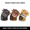 unique tobacco herb grinders smoking accessories steering wheel zinc alloy 85mm 4 part metal herbal grinders for bong dab oil rig