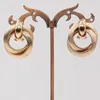 Boucles d'Oreille Créoles Luxe Pour Femme Gold Filled Rond Boucles d'oreilles Cercle Tendance Mariage Accessoires Cadeau