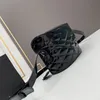 Gewatteerde patent lederen doos tas handtas portemonnee dames tassen check crossbody handtassen voorste flip portemonnee gevormde vat ontwerpkwaliteit diamantpatroon