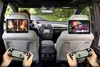 Appui-tête de voiture 10.1 pouces 1024x600 avec moniteur lecteur vidéo DVD moniteur de télévision de voiture Portable USB/SD/HDMI/IR/FM TFT LCD jeux de boutons tactiles