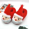 Designer -Casual Cartoon Originalit￤t Santa Claus Cotton Pl￼sch Spielzeugpaar Schuhe Geschenk Innen in Thermal Home Pantoffeln