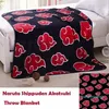 Anime Naruto Shippuden Akatsuki Soft Warm Coral Fleece Plush Throw Deken Bed Tapijt Dropship 150x200 120x150cm 1 stks Kids Gift 2023