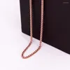 Pendant Necklaces 2022 Non-fading Simple And Personalized Braided Twist Chain Necklace Female Fashion 316 L Titanium Steel 18 K Gold