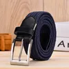 Belts Selling Unisex Belt Alloy Pin Buckle Wax Rope Weave Men Casual Simple And Women Canvas