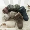 Socks Hosiery Kawaii Thicker Solid Merino Wool Rabbit Against Cold Snow Russia Winter Warm Funny Happy Male Womens T221102