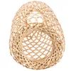 Pendant Lamps Shade Lamp Light Rattan Wicker Shades Woven Ceiling Cover Chandelier Lampshade Wall Drum Table Hanging Sconce Bulb251f