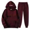 Erkekler Sweatheruit Designer Takip Hoodie Sweatshirts Siyah Beyaz Sonbahar Kış Jogger Sporting Suit Erkek Ter Trailsuits Set Plus 281N