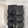 Boîtes de rangement, organisateur de poche suspendu pour chaussures, sac tridimensionnel, garde-robe dans le placard