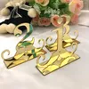 Party Decoration Table Number Signs For Wedding Decor Silver Gold Acrylic Numbers Geometric Boho Centerpiece Decaration