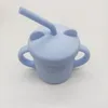 ベビーシリコンフィーディングカップ幼児用スナックコンテナ