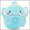 Inne świąteczne zapasy imprezy Favors Favors Mini Plush Animal Tob torby Śliczne Toddler Backpack School Torby dla dzieci Wiek 24 lata ch dhn2H