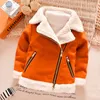 Jackets IENENS Winter Clothes Baby Warm Coats Boy's Clothing Kids Girl Thick Outwear Tops Children Short Overcoat 1 2 3 4 Years 221107