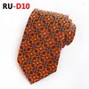 Bow Ties Simple Personality 8cm Fashion Business Office Accessories Tie 2022 Explosion Models High Quality Polyester Jacquard