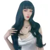 Hair Lace Wigs Japan and South Korea Air Bangs Big Wav Long Curly Hair Grandma Gray Two-dimensional Animation Wig