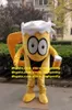 Beer Cup Mascot Costume Adult Cartoon Character Outfit Suit Marketing Promotions Annons och publicitet ZZ7815