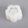 Candles Floret Tea Light Candlestick Mold Silicone Concrete Candle Holder Mould for Plaster Tray Making Tools 221108