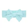 Accessori per capelli 1PC Born Baby Boy Girl Solid Bowknot Copricapo Beanie Turbante Cappello Kid Fascia bianca Oro e per