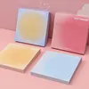 1pc Egg Yolk Gradient Color Memo Pad Sticky Notes Adhesivas Cute Stickers Notepad Notebook Office School Supplies Stationery