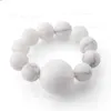 Pierre semi-précieuse perles anneaux bande corde élastique brin pierre naturelle oeil de tigre Rose Quartz cristal anneau à ongles pour les femmes bijoux de mode