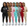 2024 Designer Brand Jogging passar kvinnor Tracksuits Fleece 2 Piece Set Long Sleeve Hoodies Pants Sweatsuits Brodery Sportswear Clothes Lady Outfit 8860.2