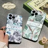 Green Forest Luxury Designer Phone Cases for iphone 15pro 15 14 14promax 14pro Classic Letter Fashion Brand Shockproof Cases For iPhone 13ProMax 13 12pro 12 11