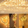 Strings Christmas Decoration Fairy Lights LED Firecracker String Light Outdoor 8 Modes For Tree/Wreath/Party/Wedding/ Year Decor