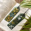 4pcs Vintage Golden Plant Bookmark Retro Style PVC Reading Bookmarks Creative Book Page Marker Stationery Supplies