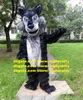 Long Fur Plush Wolf Coyote Werewolf Mascot Costume Vuxen Tecknad karaktärutrustning Dräkt FÖRETAGS Aktivitet Do Honours ZZ7819