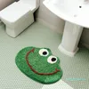 Halılar Little Frog Nordic Banyo kaymaz Anti-fall Ayak Mat Ev Tuvalet Kapı Halı Küçük Kabarık Halı 2023