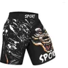 Personnalisation du short masculin MMA perd des troncs légers pour la formation de boxing combattant muay thai bjj grappling combat