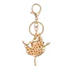 Rigiane Ballet Girl Cartoon Keychain Pendant Pending Allant Sag Car Jewelry Keychains Accessoires Diamond Creative Gift