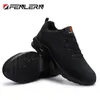 أحذية Fenlern Men Safety Shoes Women Light Weight Size 35 Steel Toe for Winter Safty Sneaker 221108