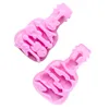 5-Cavity Guitar Silicone Mold DIY Chocolate Cake Pudding Soft Candy Birthday Children's Day Party Gift Baking Tools MJ1063