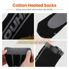 FR23 Heated Men Women for Motorcycle Remote Control Electric Heating Rechargeable Battery Winter Thermal Socks Outdoor