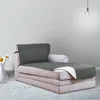 Coprisedia Copridivano antiscivolo per chaise lounge Fodera angolare reversibile a forma di L Protezione durevole e resistente agli strappi per mobili