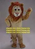 Jr.Lion Young Male Lion Mascot Costume Wild Animal Adult Cartoon Cartuon Carter Charache Charache Carder Trade Show Fair Open a Business ZZ7689