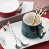 Dinnerware Sets Stainless Steel Cutlery Set Kitchen Ice Spoon Complete Dinner Dessert Tea Fork For Christmas Gifts