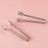 Creative Bar Food Clip 430 Stainless Steel Gloves Shells Circular Heart Tongs Coffee Tea Shop Sugar Chopsticks Clamp