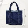 Abendtaschen Vintage Designer Denim Umhängetasche Große Damen Jeans Shopping Weiblich Für Frauen 2022 Eco Handtasche Tote Wiederverwendbare Shopper