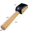 Brosse de nettoyage de chaussures de danse de chaussures de danse de nettoyeurs de fil de semelle de daim en bois pour des chaussures SN132