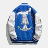 Vestes pour hommes Hip Hop Varsity Hommes Broderie Lettres Baseball Harajuku Collège Style Chaquetas Surdimensionné Unisexe Streetwear