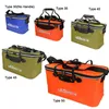 Fisketillbeh￶r Leo Portable Folding Fish Wear Bucket Outdoor EVA Tackle Boxes With Handle Bags Water Tank 221107