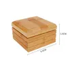 Bath Toilet Supplies Natural Bamboo Soap Dish Box Bamboo Tray Holder Storage Plate Boxes Container for Shower Bathroom