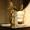 Candle Holders Luxury Christmas Nordic Holder Designer Glass Wedding European Candelabros Dekoracja dla domu ZP50ZT