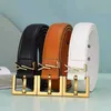 Belts For Women Designers Luxurys Belt Solid Color Letter Smooth Buckle Trendy Business Metal Buckle Belts High-quality Fashion Casual Versatile