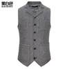 Men's Vests 2022 Men's V-neck Single-Breasted Lapel Vest