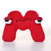 알파벳 Lore 플러시 장난감 만화 귀여운 부드러운 인형 베개 인형 어린이 계발 알파벳 인형 D68