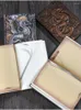 The Magic Youth Dragon Book A5 Vintage Floral Hardcover PU Leather Notebook Lined Paper 200P Cool Boys Diary Gift 2023