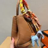 Nowy luksusowy projektant torby na torby mody ogrodowe damskie modne torebka z szalikami i koniami skórzana torba na ramię