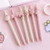 Pcs/pack Cute Bear& Cartoon Mechanical Gel Ink Pen School Office Writing Supplies Stationery Decor Gift Students